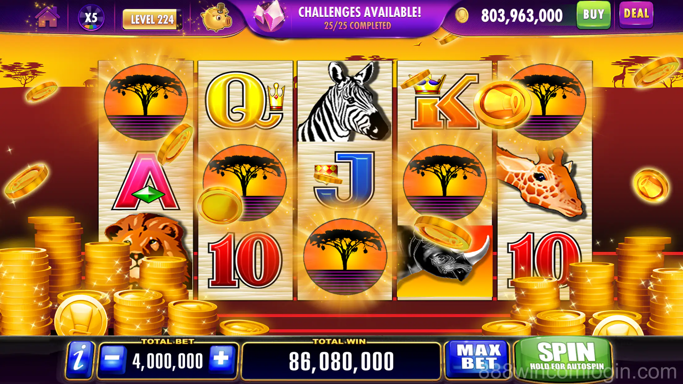 Recursos exclusivos do app 888win